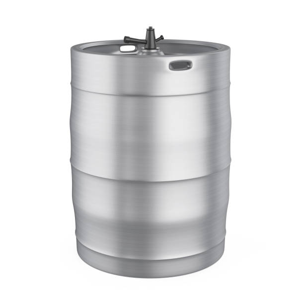istock Metal Beer Keg Isolated 905642846