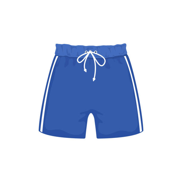 illustrations, cliparts, dessins animés et icônes de plage vacances d'été - swimming trunks swimwear clothing beach