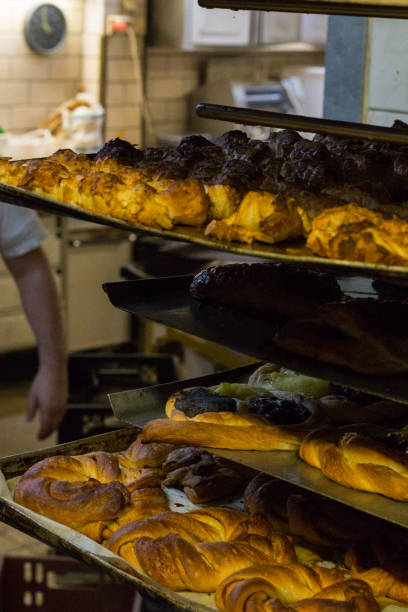 istock baking pastries and bread in an oven at a bakery 905663860