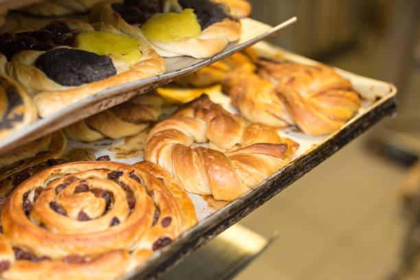 istock baking pastries and bread in an oven at a bakery 905663958