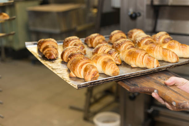 istock baking pastries and bread in an oven at a bakery 905664018