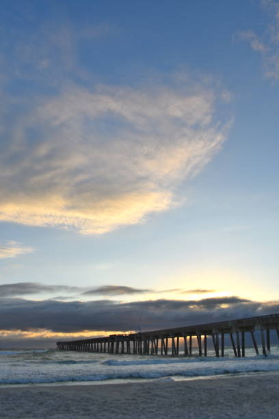 istock Panama City Beach, Florida pier at sunset 905667644