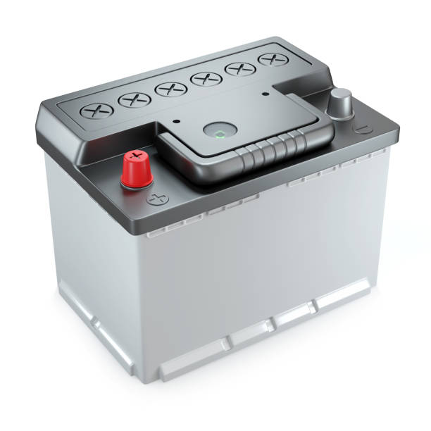istock New car 12v battery. 905675766