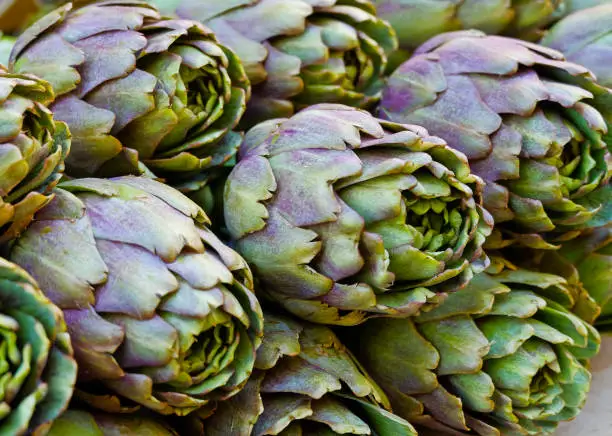 Artichokes at the farmer's market