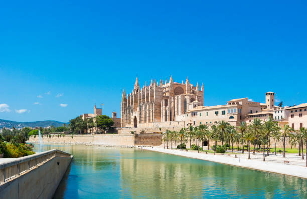 palma de mallorca - palma majorca stok fotoğraflar ve resimler