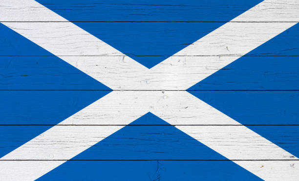 istock Flag on wooden background 905681956