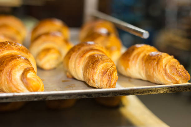 istock baking pastries and bread in an oven at a bakery 905682198