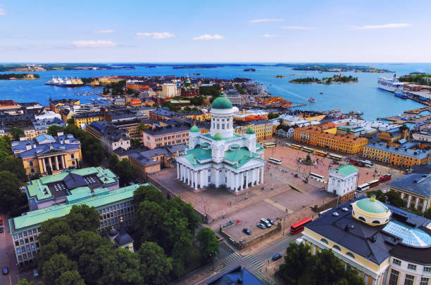 antenna di helsinki, finlandia - finlandia foto e immagini stock