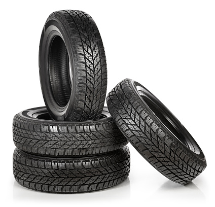 A set of tires. 