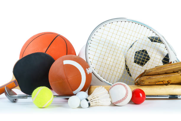 istock Sports Equipment on white background 905702798
