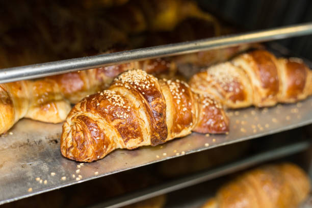 istock baking pastries and bread in an oven at a bakery 905709564