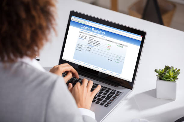 istock Businesswoman Banking Online 905715640