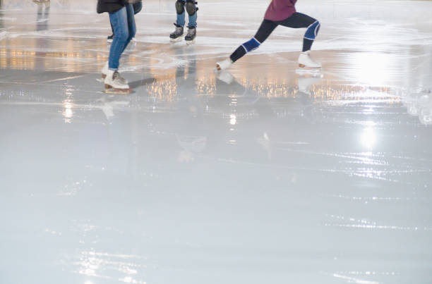 istock Face-Off circle hockey rink 905719822