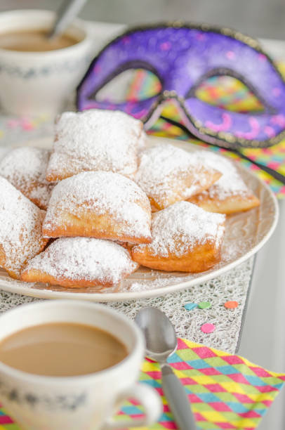 istock Traditional New Orleans beignets served for Mardi Gras 905726186