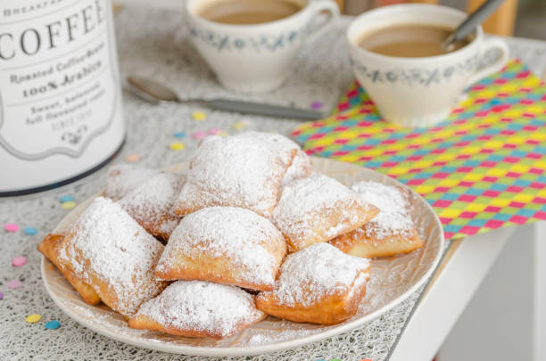istock Traditional New Orleans beignets served for Mardi Gras 905726902