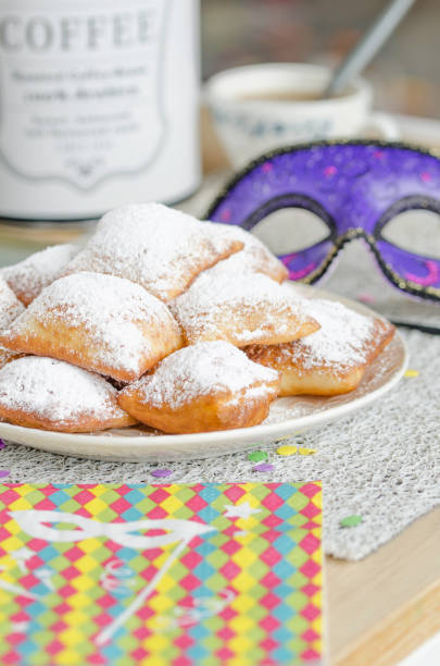 istock Traditional New Orleans beignets served for Mardi Gras 905728022