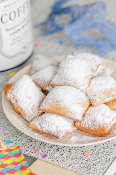 istock Traditional New Orleans beignets served for Mardi Gras 905728244