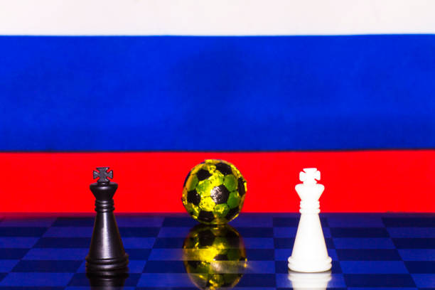 istock Russia Flag Chess as a football 6 905734570