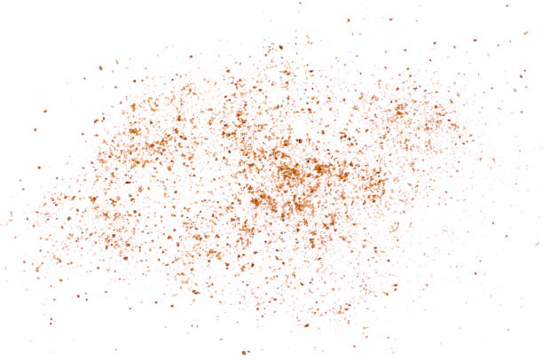 istock Pile coriander seasoning ground on a white background 905737942
