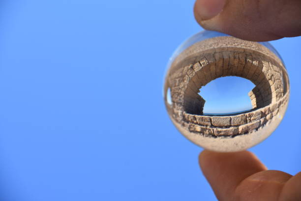 istock Caesarea through a crystal ball, Israel 905738274