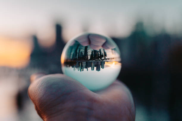 istock Manhattan Buildings inside a glass ball 905750384