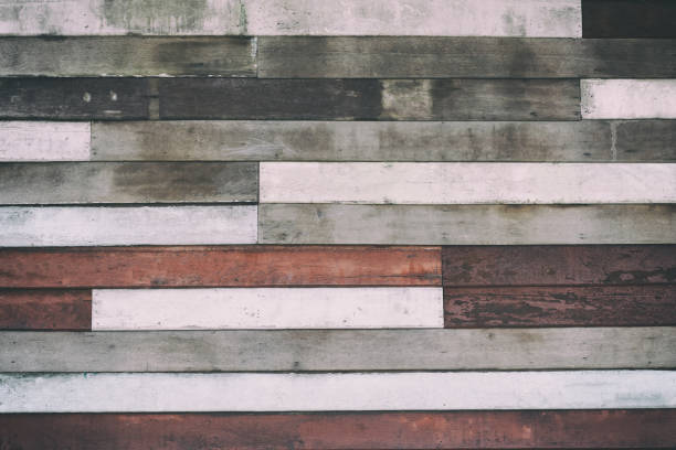 Texture of the wooden wall background
