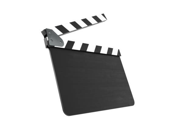 istock Blank Film Slate Isolated On White Background 905767948