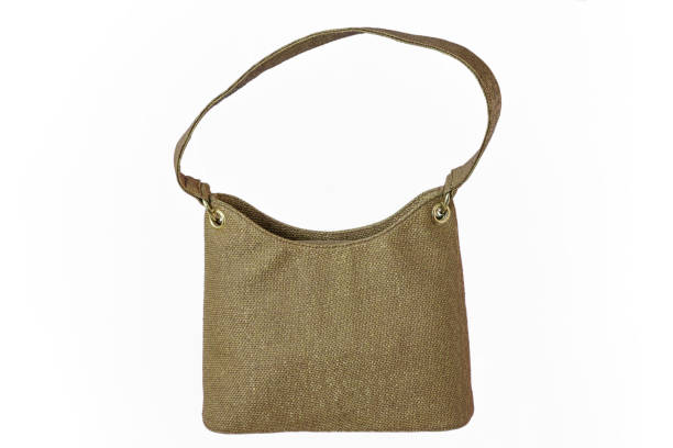 istock Beautiful, brown female, modern, stylish bag with a long handle 905771890
