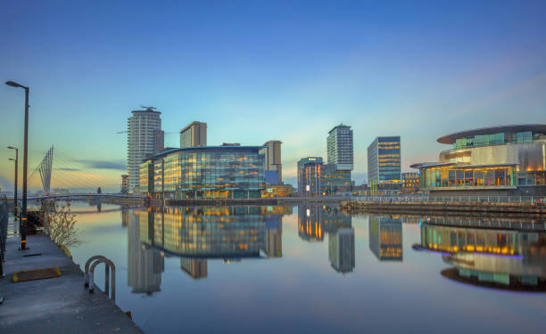 istock Salford Quays Long Exposure in January. 905780882
