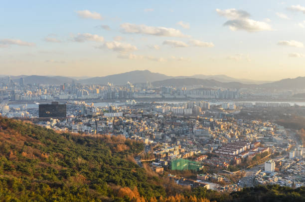 istock Seoul cityscape and urban skyline 905799162