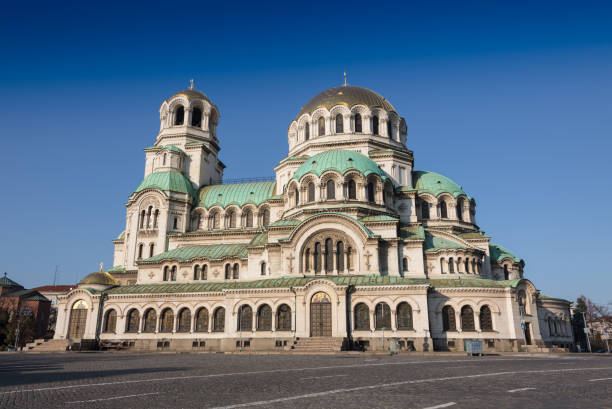 istock Bulgarian Orthodox cathedral dedicated to Saint Alexander Nevsky, in Sofia 905803602