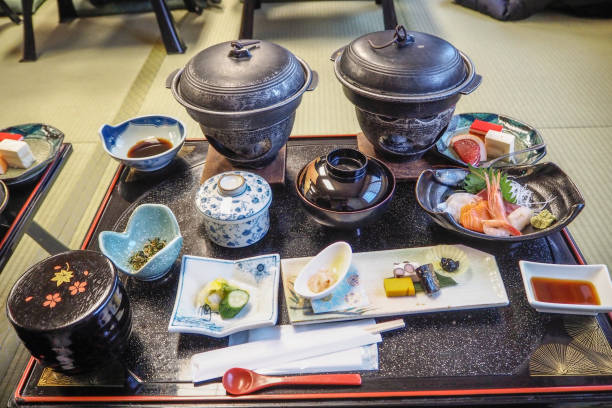 istock Japanese food set at the restaurant. 905812824