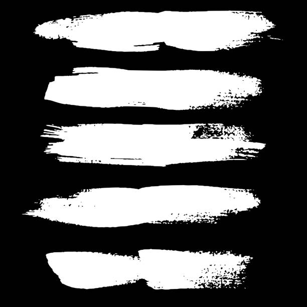 istock Grunge ink brush strokes set. Freehand black brushes. Handdrawn dry brush black smears. Modern vector illustration. 905819328