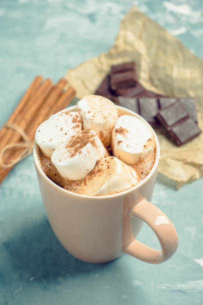 istock Hot chocolate with marshmallows, cinnamon and anise 905822400