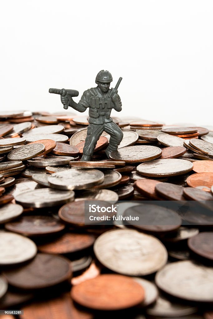 Fighting over Money  Armed Forces Stock Photo