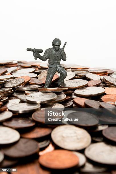 Fighting Over Money Stock Photo - Download Image Now - Armed Forces, Coin, Color Image