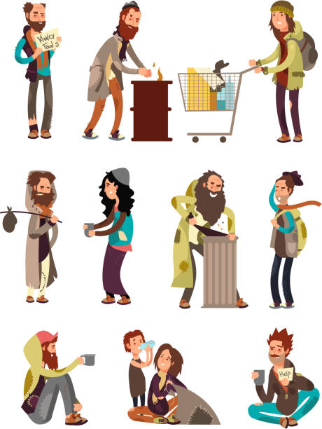1,453 Beggars Cartoon Stock Photos, Pictures & Royalty-Free Images - iStock