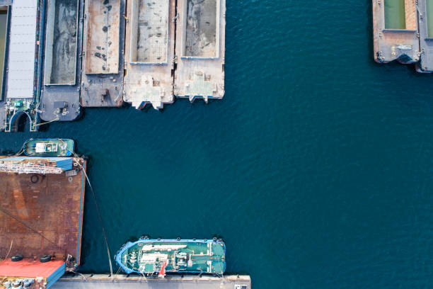 istock The ship is floating in the sea. 905845534