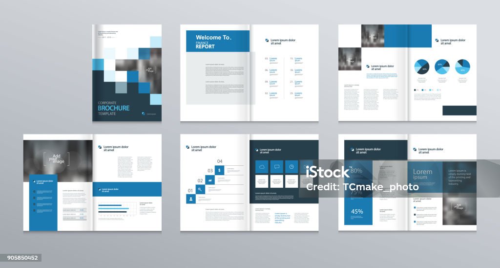 template layout design with cover page for company profile ,annual report , brochures, flyers, presentations, leaflet, magazine,book . and  vector a4 size for editable. This file EPS 10 format. This illustration Brochure stock vector