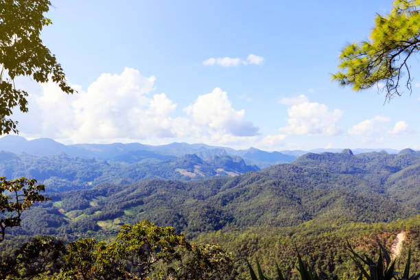 istock Mountains View at Mae hong son, Thailand 905858478