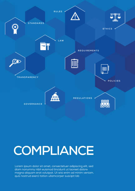 compliance. broschüre vorlage layout, cover-design - legal system business book advice stock-grafiken, -clipart, -cartoons und -symbole