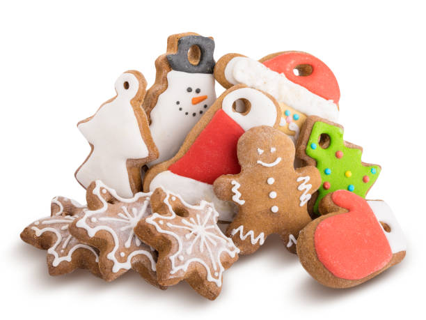 istock Cookies isolated on white background 905878176
