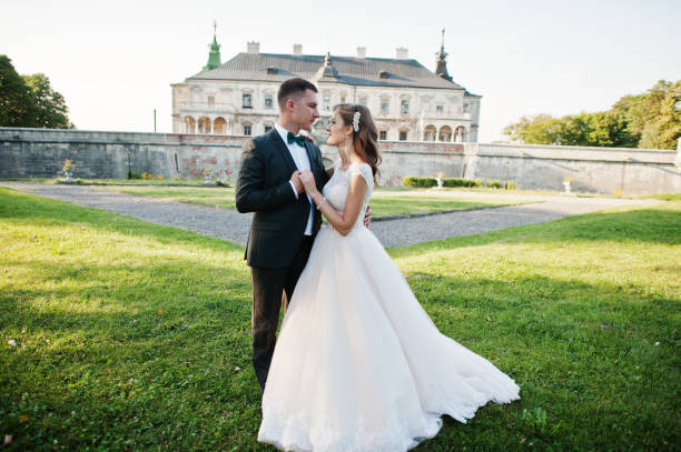 istock Newlyweds in love 905878454