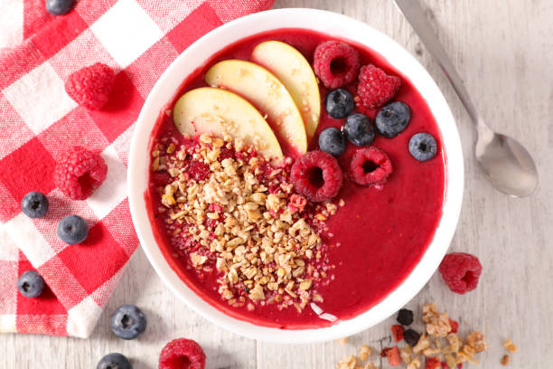 istock smoothie bowl and muesli 905879278