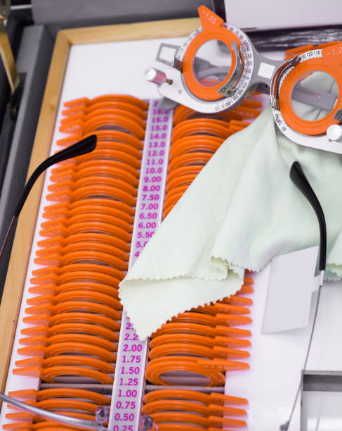 istock set of trial lenses for phoropter for eye examination 905882690