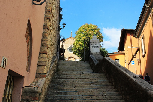 Brescia - la fachada de la iglesia Chiesa del Santissimo Corpo di Cristo photo