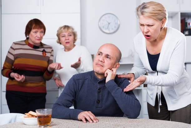 istock Mature friends are quarreling 905884144