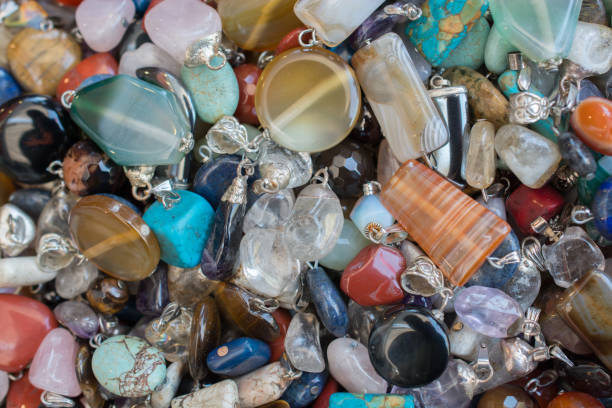 istock natural mineral gemstones as a necklace 905886576