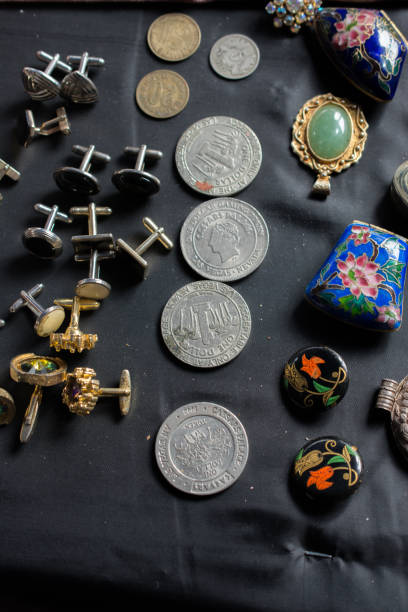 istock Old metal coin collectiions 905889498