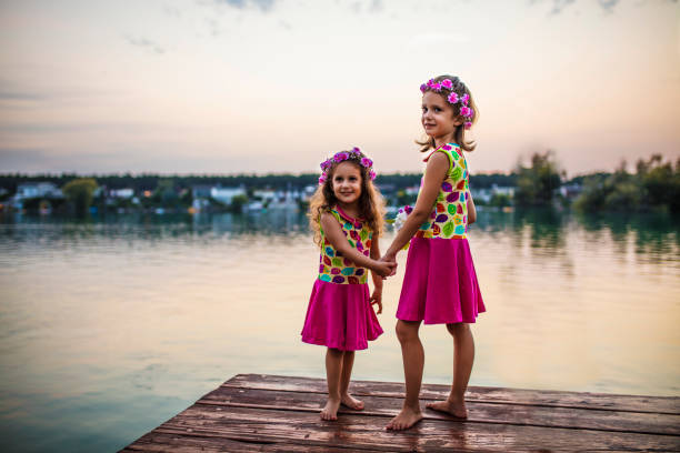 Enjoying by lake